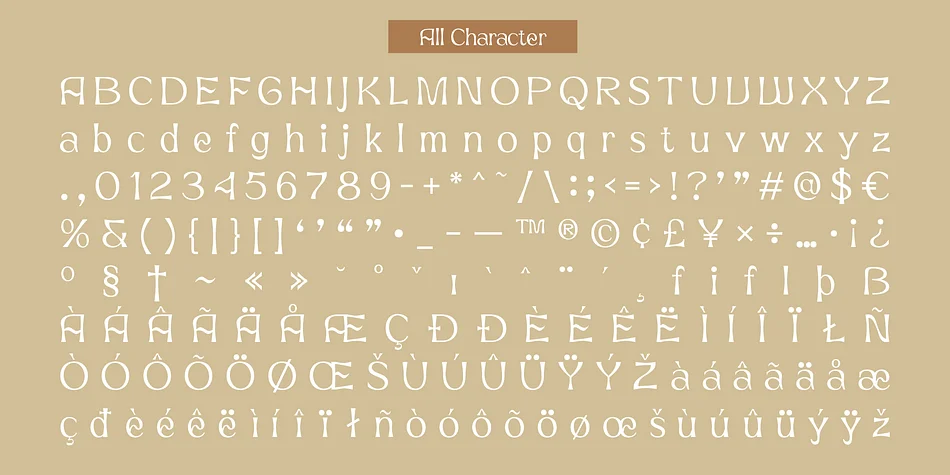 Neckyn by Craft Supply Co. — Decorative Font — thumbnail 6
