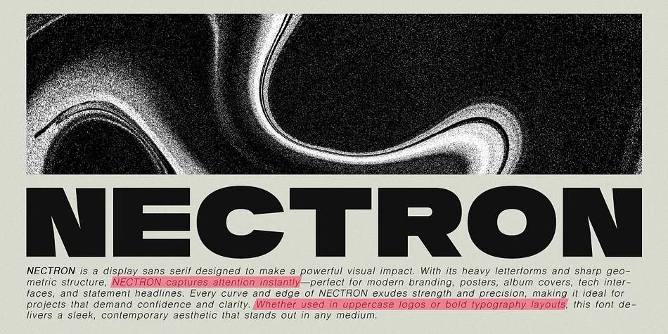 Nectron by Angga Mahardika — Display Font