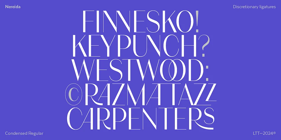 Nereida by Latinotype — Display Font — thumbnail 5