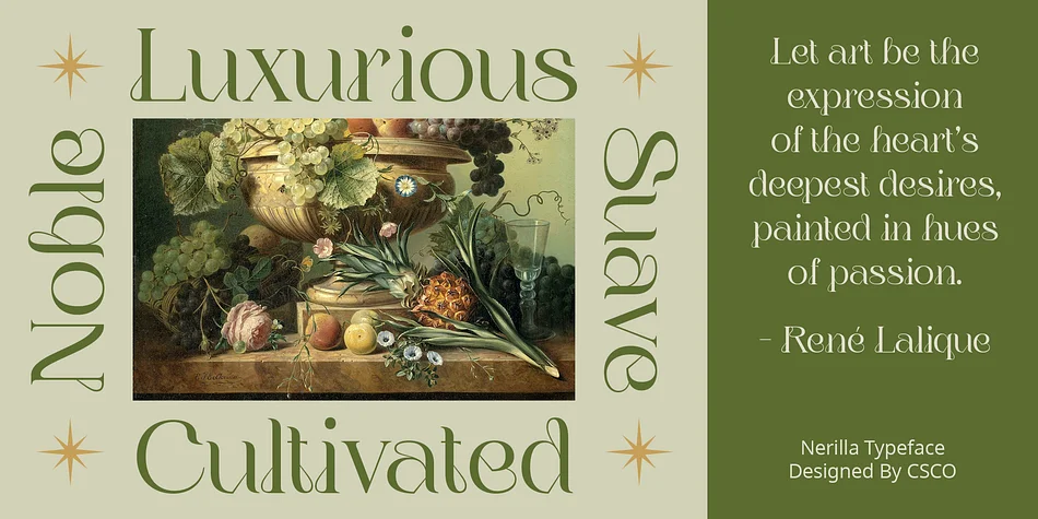 Nerilla by Craft Supply Co. — Decorative Font — thumbnail 3