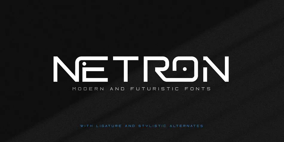 Netron by Linecreative — Display Font