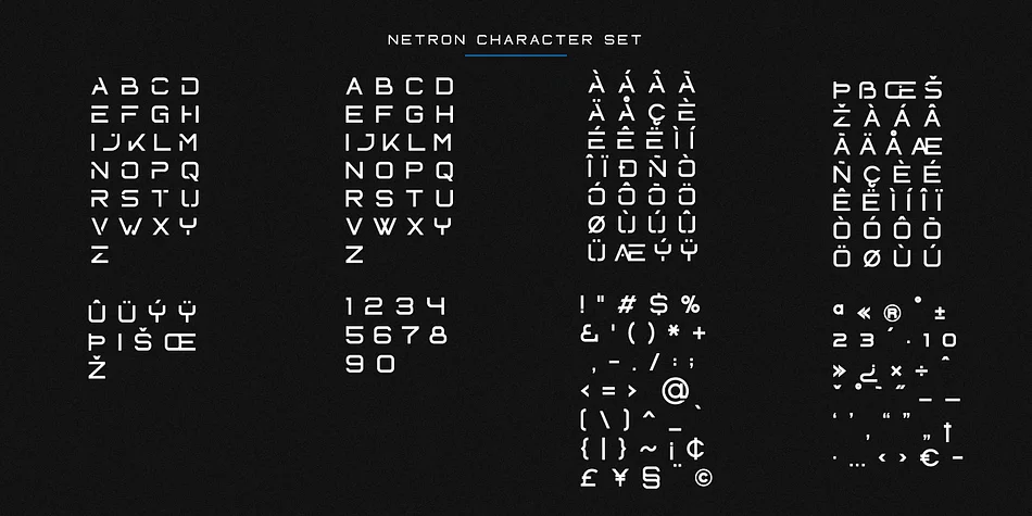 Netron by Linecreative — Display Font — thumbnail 8