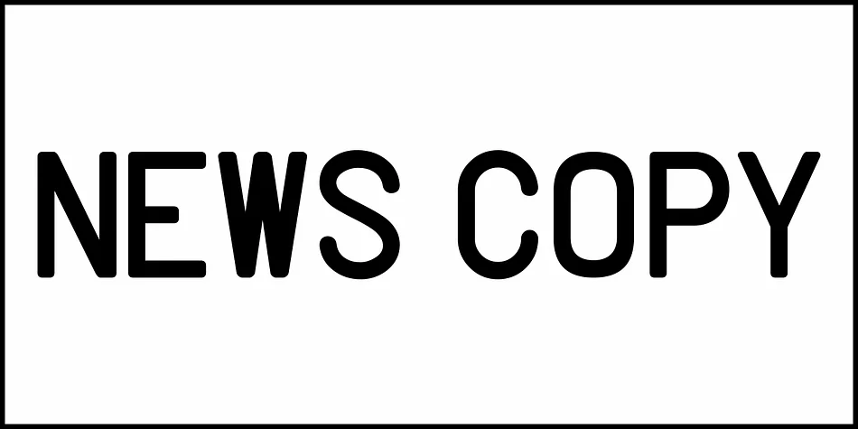 NEWS COPY JNL by Jeff Levine Fonts — Display Font — thumbnail 2