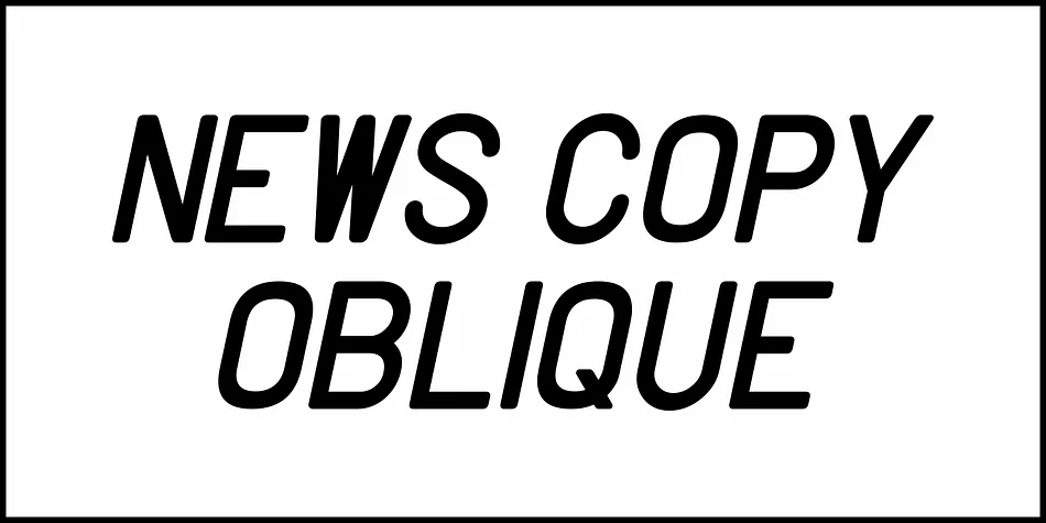NEWS COPY JNL by Jeff Levine Fonts — Display Font — thumbnail 4