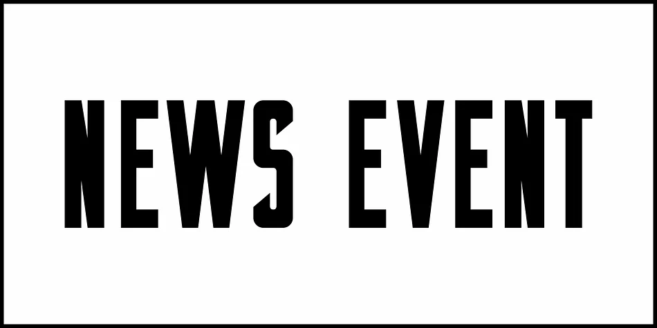 NEWS EVENT JNL by Jeff Levine Fonts — Display Font — thumbnail 2