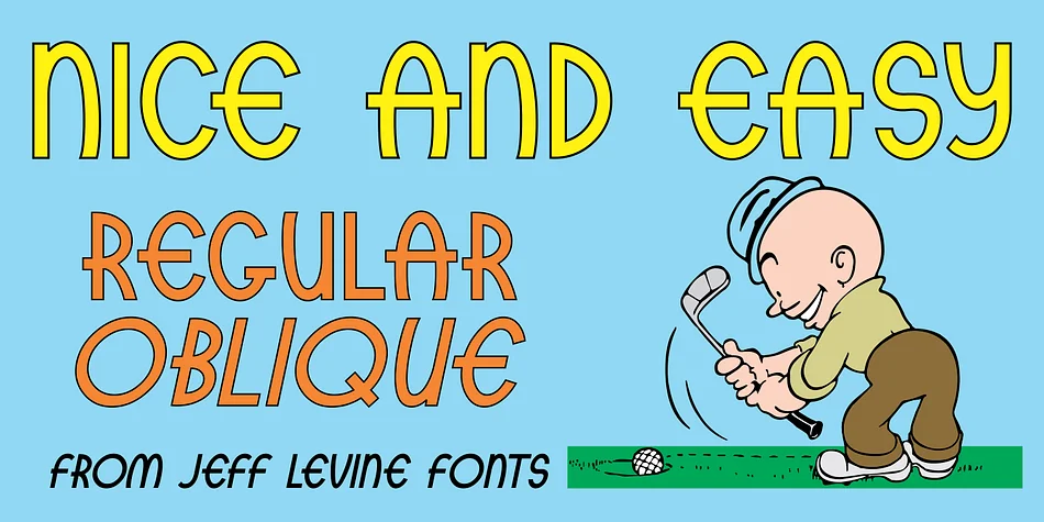 NICE AND EASY JNL by Jeff Levine Fonts — Display Font