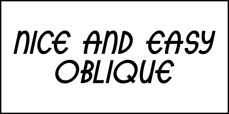 NICE AND EASY JNL by Jeff Levine Fonts — Display Font — thumbnail 4