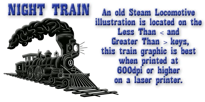 Night Train Black by FontMesa — Decorative Font