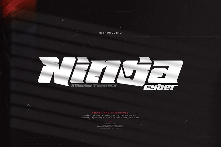 Ninja Cyber by Linecreative — Display Font