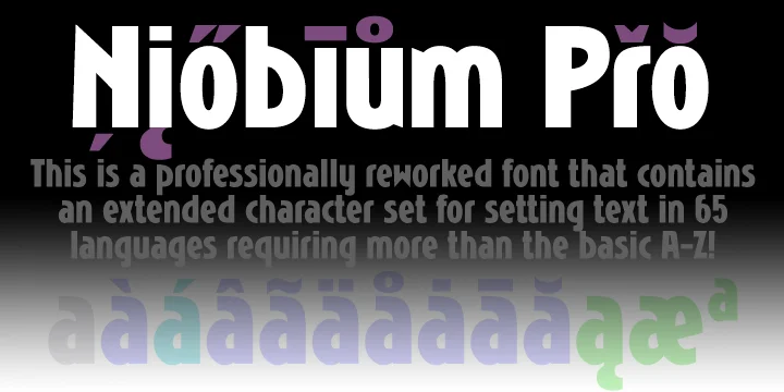 Niobium Pro by CheapProFonts — Display Font