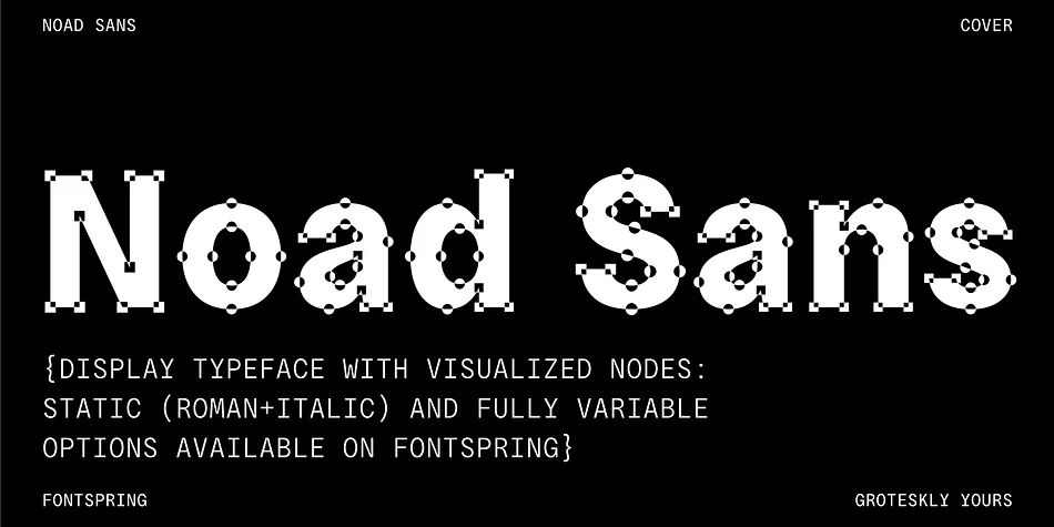 Noad Sans by Groteskly Yours — Display Font