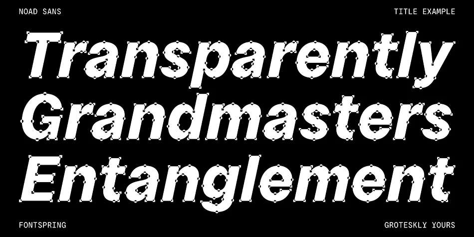 Noad Sans by Groteskly Yours — Display Font — thumbnail 10