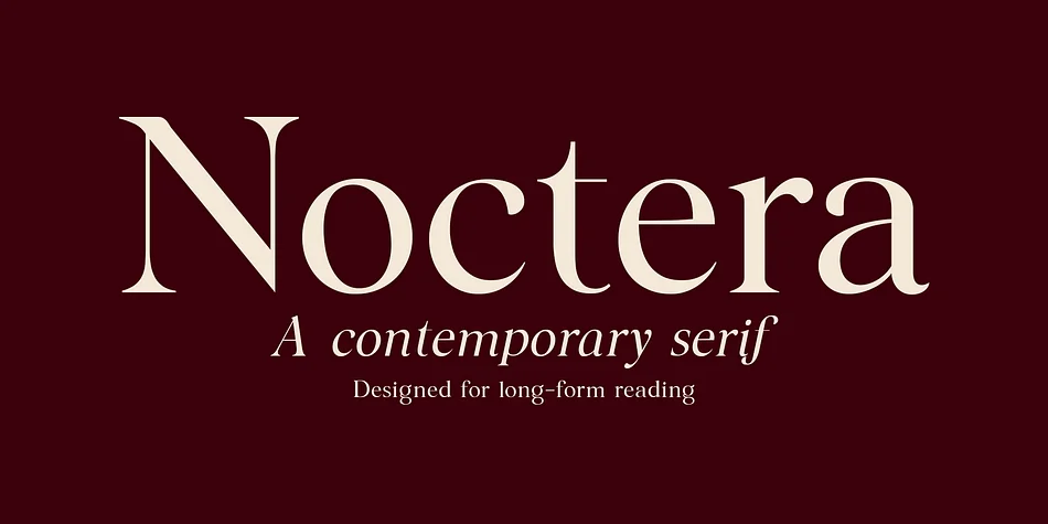 Noctera by Luhop Creative — Display Font