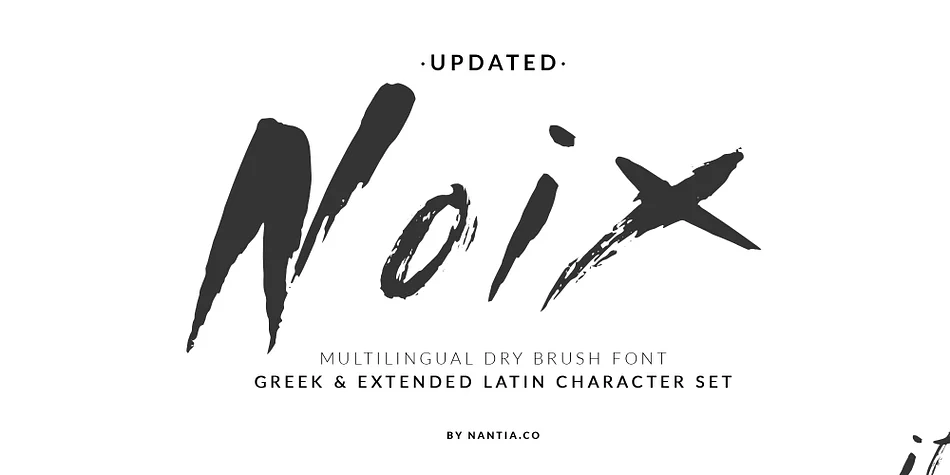 Noix by Konstantina Louka — Display Font