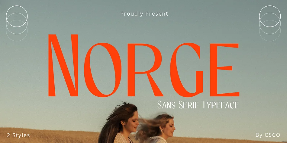 Norge by Craft Supply Co. — Display Font