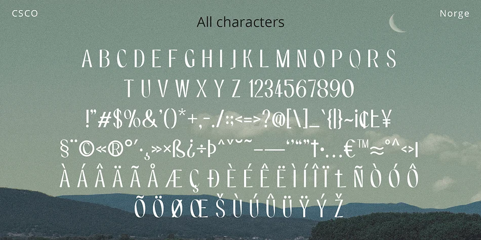 Norge by Craft Supply Co. — Display Font — thumbnail 6