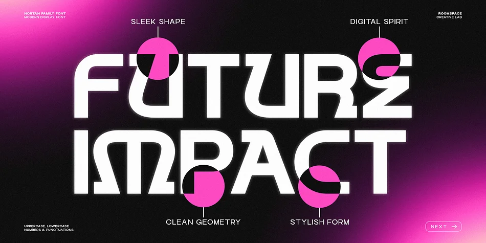 Nortan by roomspace — Display Font — thumbnail 2