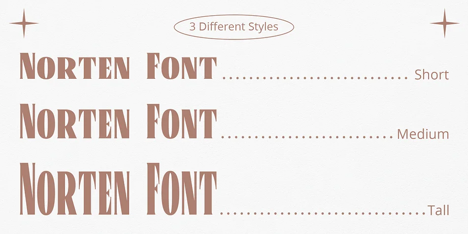 Norten by Craft Supply Co. — Display Font — thumbnail 2