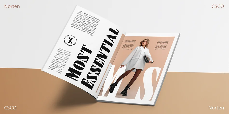 Norten by Craft Supply Co. — Display Font — thumbnail 3