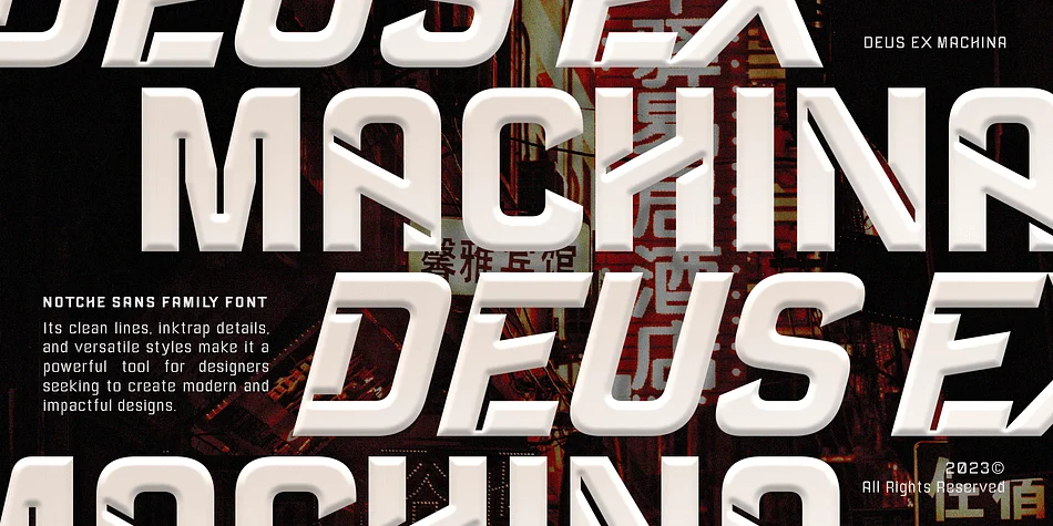 Notche by Indotype Foundry — Display Font — thumbnail 5
