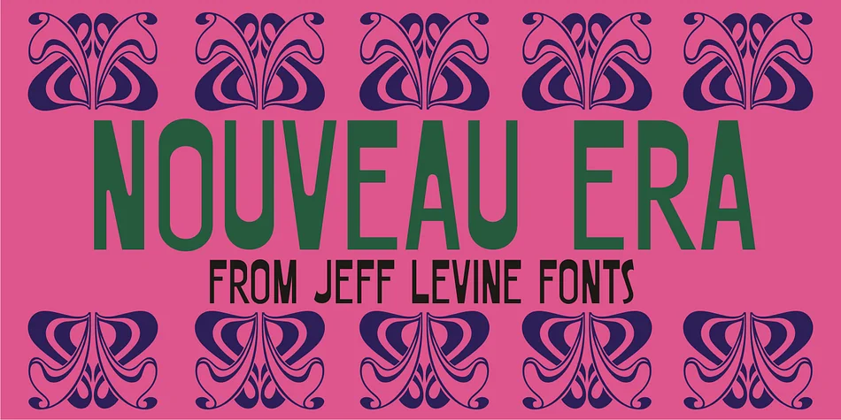 NOUVEAU ERA JNL by Jeff Levine Fonts — Display Font