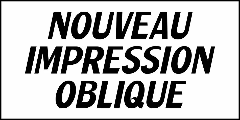 NOUVEAU IMPRESSION JNL by Jeff Levine Fonts — Decorative Font — thumbnail 4
