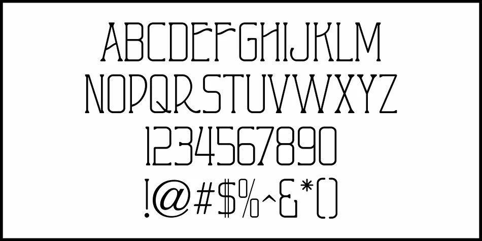 NOUVEAU MEADOW JNL by Jeff Levine Fonts — Decorative Font — thumbnail 3