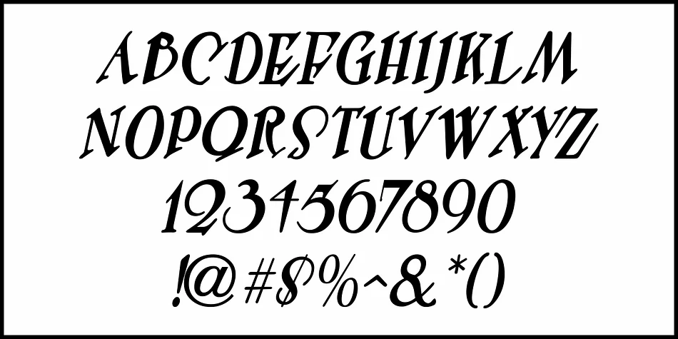 NOUVEAU SIGNAGE JNL by Jeff Levine Fonts — Decorative Font — thumbnail 5