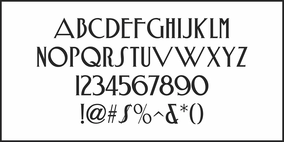 NOUVEAU SPURRED JNL by Jeff Levine Fonts — Decorative Font — thumbnail 3