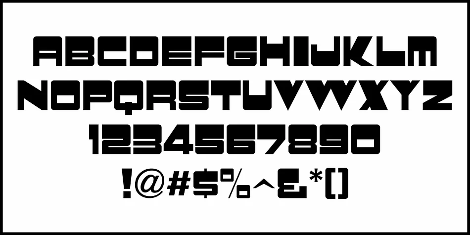 NOUVEAU TECHNO JNL by Jeff Levine Fonts — Decorative Font — thumbnail 3