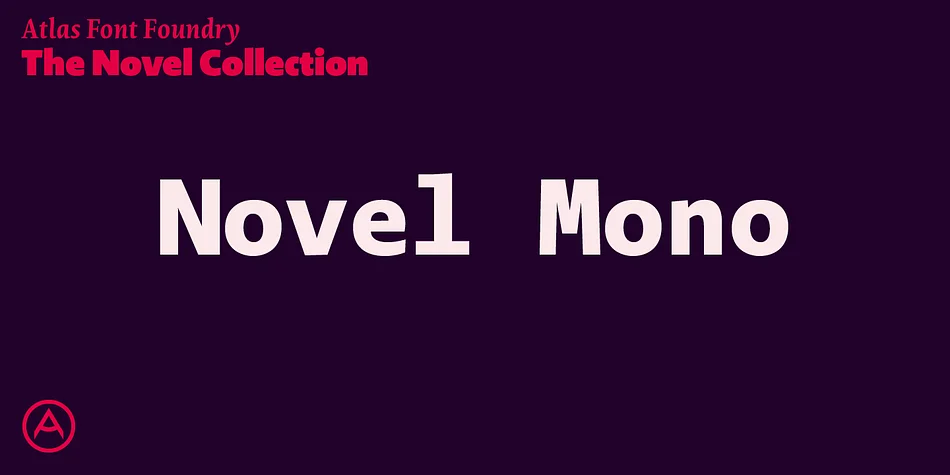 Novel Mono Pro by Atlas Font Foundry β Decorative Font