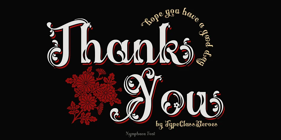 Nymphaea by TypeClassHeroes — Decorative Font — thumbnail 10