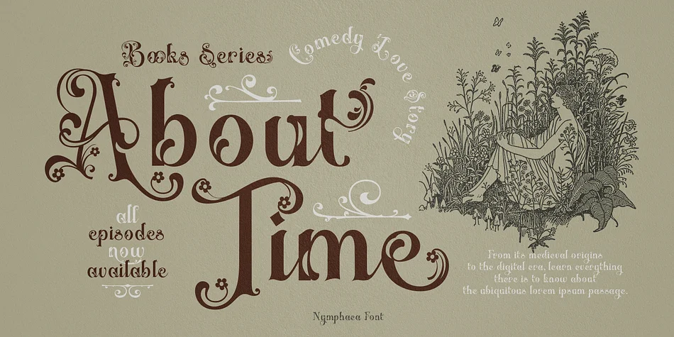 Nymphaea by TypeClassHeroes — Decorative Font — thumbnail 2