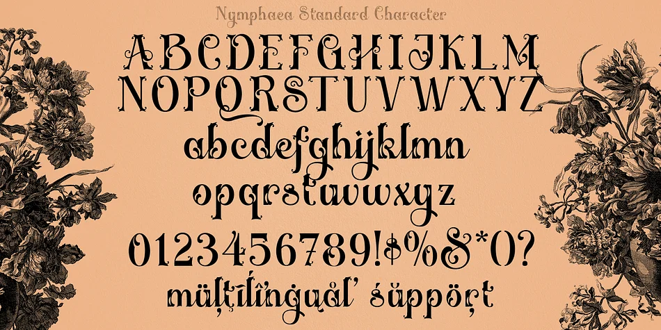 Nymphaea by TypeClassHeroes — Decorative Font — thumbnail 3