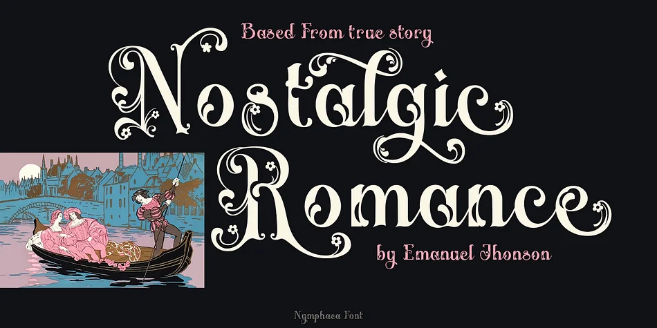 Nymphaea by TypeClassHeroes — Decorative Font — thumbnail 7