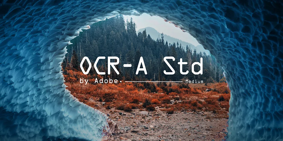 OCR-A Std by Adobe โ Decorative Font