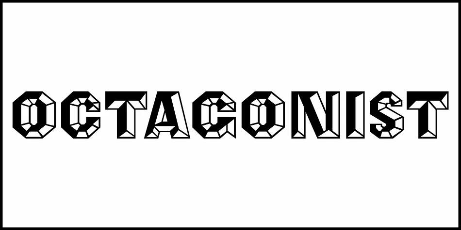 OCTAGONIST JNL by Jeff Levine Fonts — Display Font — thumbnail 2