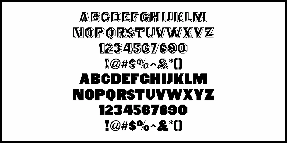 OCTAGONIST JNL by Jeff Levine Fonts — Display Font — thumbnail 3