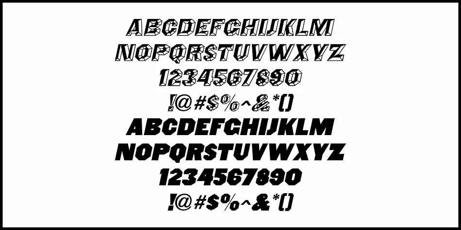 OCTAGONIST JNL by Jeff Levine Fonts — Display Font — thumbnail 5