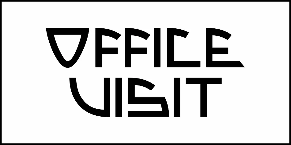 OFFICE VISIT JNL by Jeff Levine Fonts — Display Font — thumbnail 2