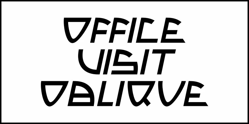 OFFICE VISIT JNL by Jeff Levine Fonts — Display Font — thumbnail 4