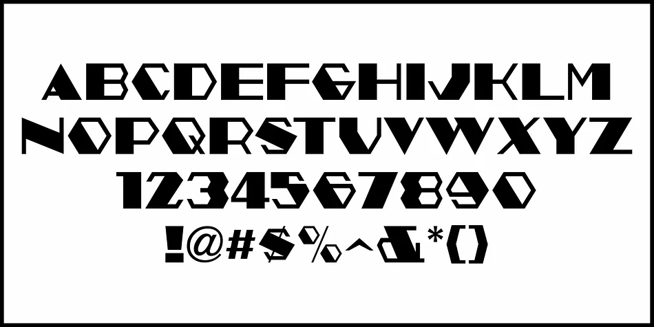 OH HEX JNL by Jeff Levine Fonts — Decorative Font — thumbnail 3