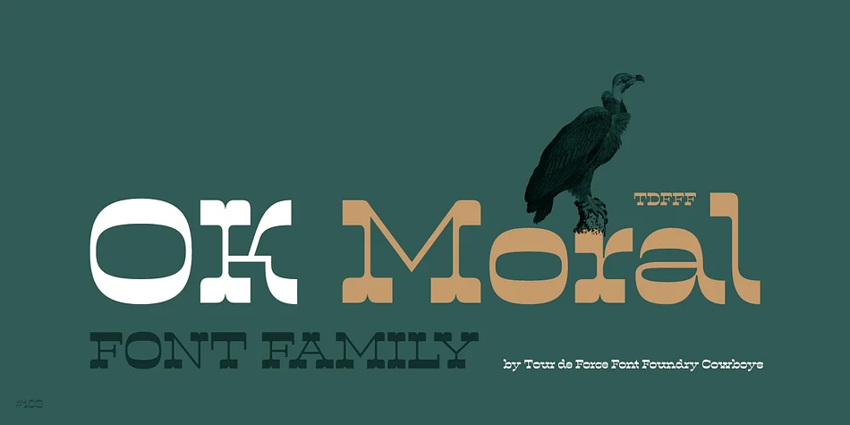 OK Moral by Tour de Force Font Foundry β Decorative Font
