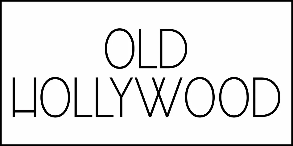 OLD HOLLYWOOD JNL by Jeff Levine Fonts — Display Font — thumbnail 2