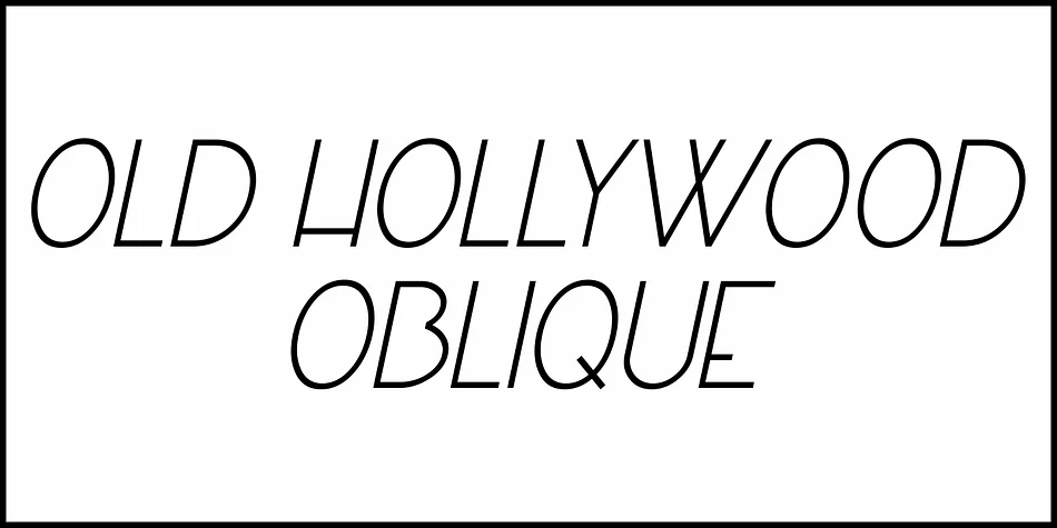 OLD HOLLYWOOD JNL by Jeff Levine Fonts — Display Font — thumbnail 4