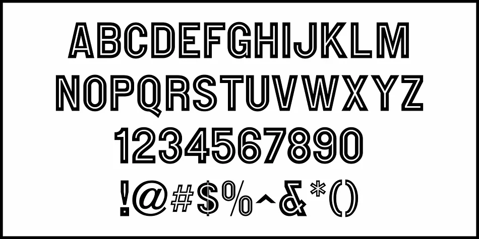 OLD SANS INLINE JNL by Jeff Levine Fonts — Display Font — thumbnail 3