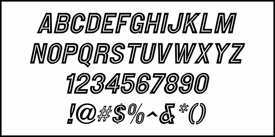 OLD SANS INLINE JNL by Jeff Levine Fonts — Display Font — thumbnail 5