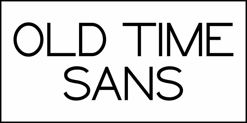 OLD TIME SANS JNL by Jeff Levine Fonts — Display Font — thumbnail 2