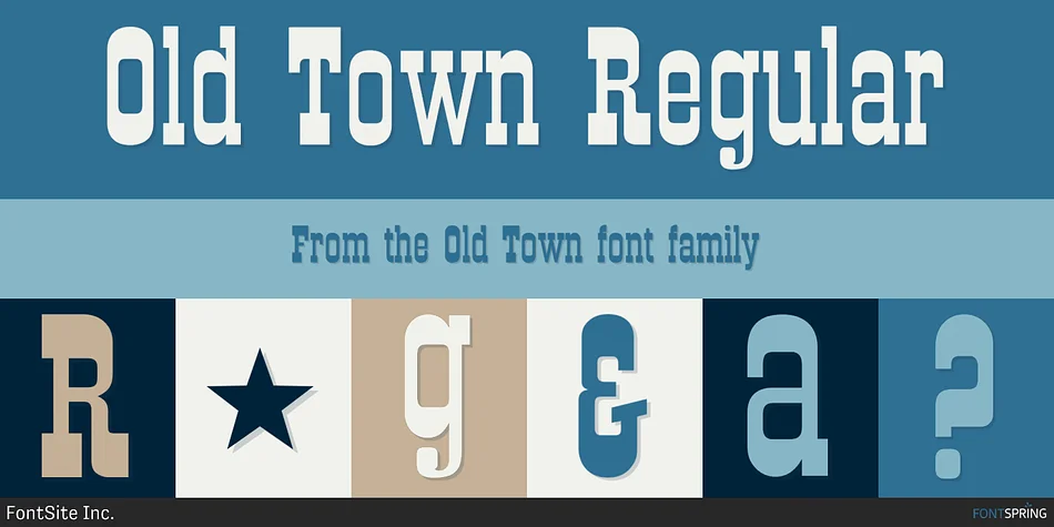 Old Town by FontSite Inc. — Decorative Font