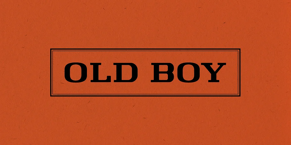 OldBoy by Foundry 73 — Decorative Font